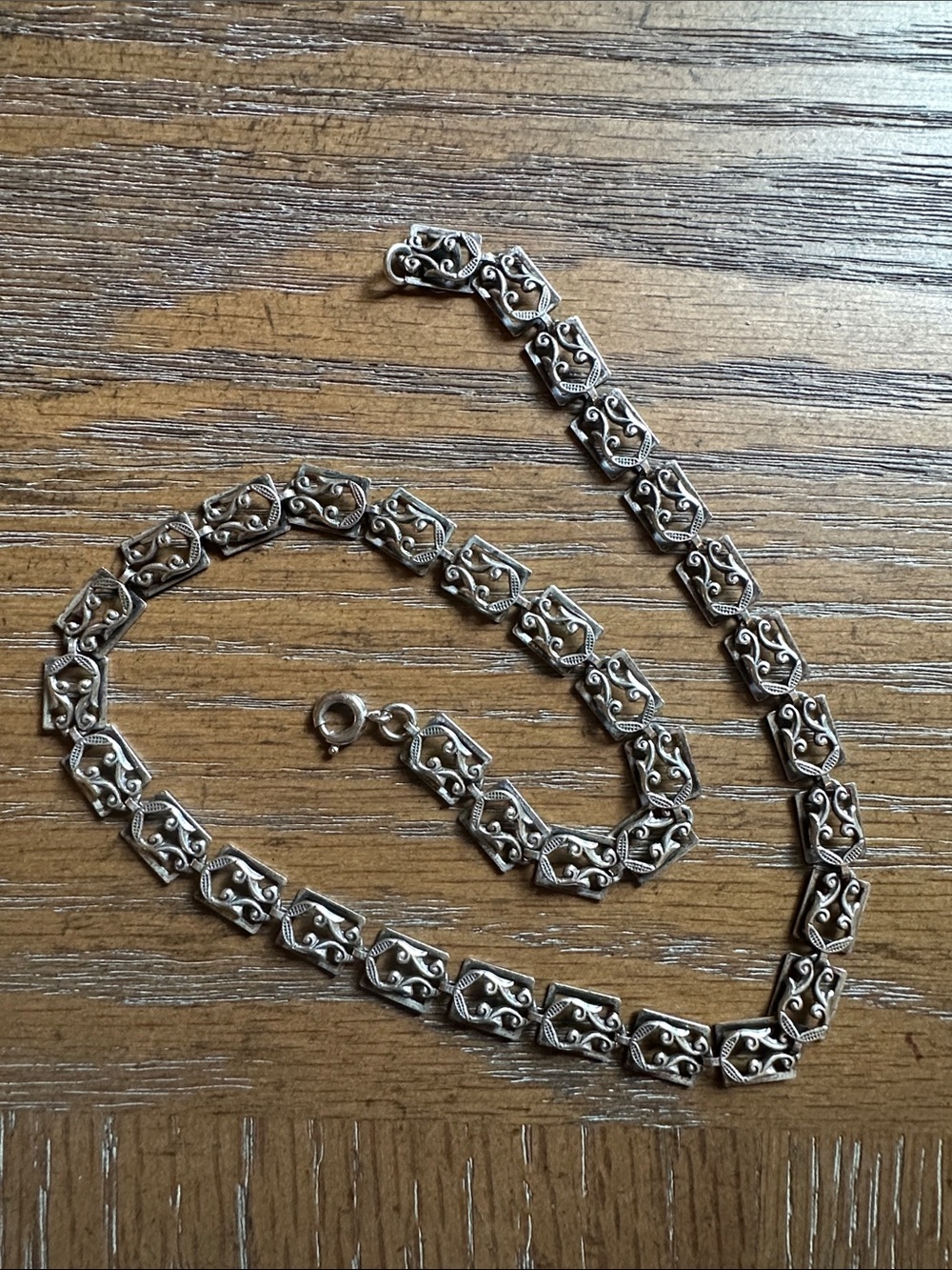 Vintage Sterling Danecraft Art Noveau Choker